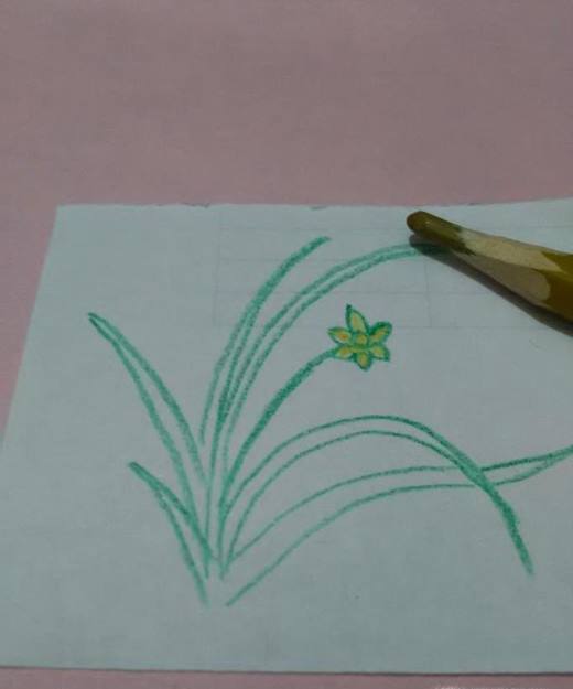 怎样简单画兰花