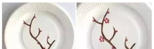 纸盘上如何做画?