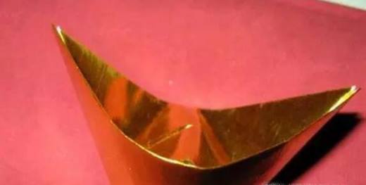 纸叠金元宝最简单的折叠方法