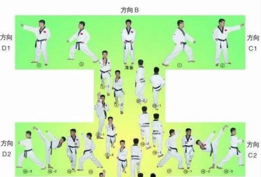 太极一章至八章的分解动作