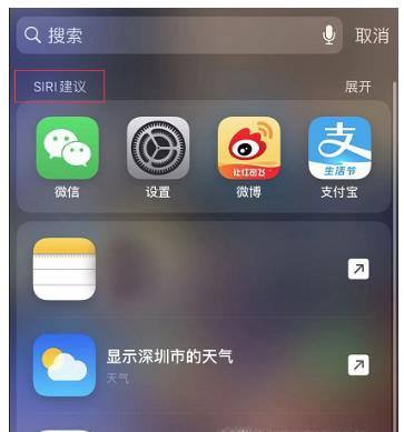 如何关闭 iOS 13 中的搜索建议?