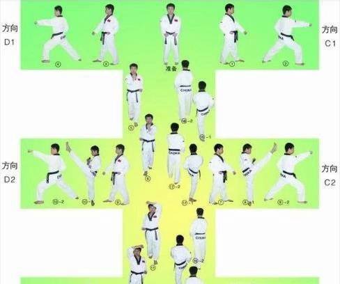 太极一章至八章的分解动作