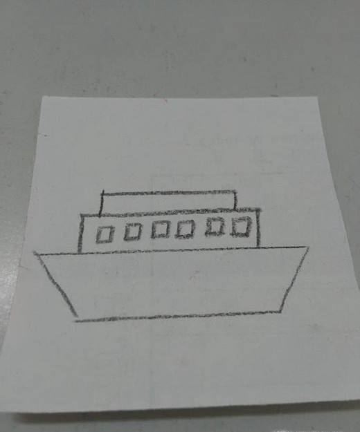 轮船简笔画的画法