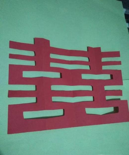怎么制作剪纸“双喜”?