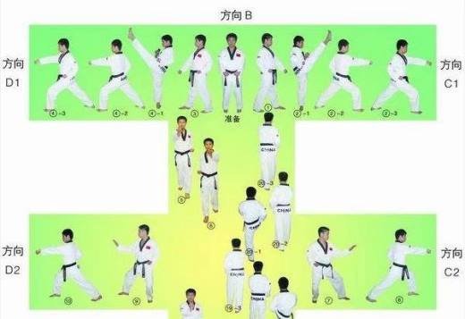 太极一章至八章的分解动作