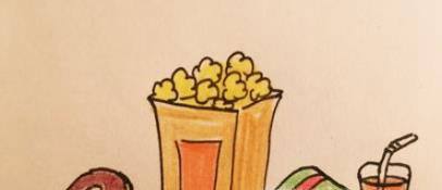 简单的零食怎么画