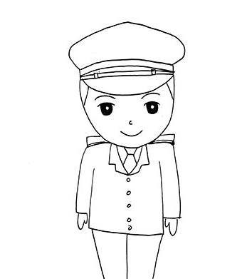 一分钟简笔画 跟我一起画军人