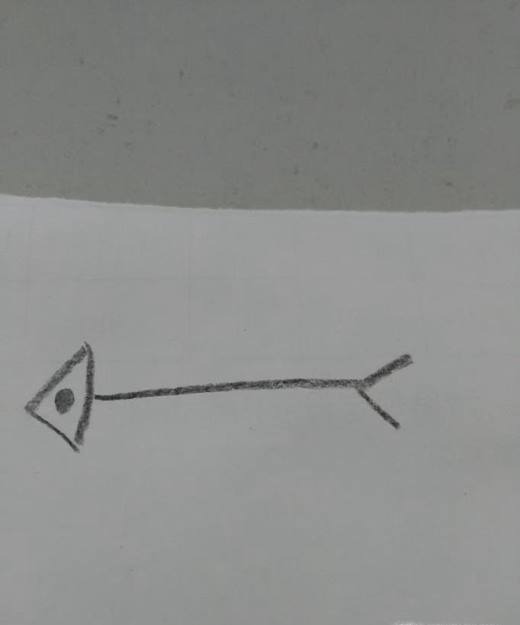 简笔画画鱼骨头