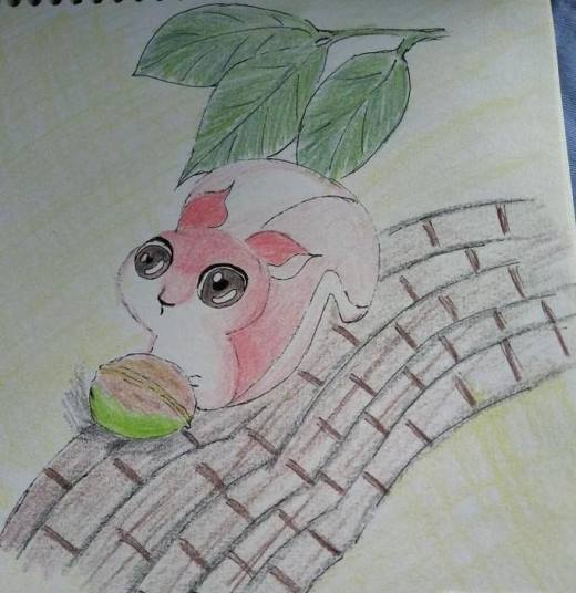 彩铅画小狐狸的画法