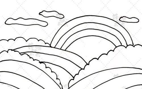 风景简笔画