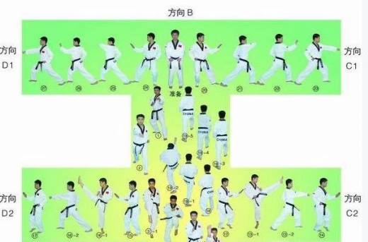 太极一章至八章的分解动作