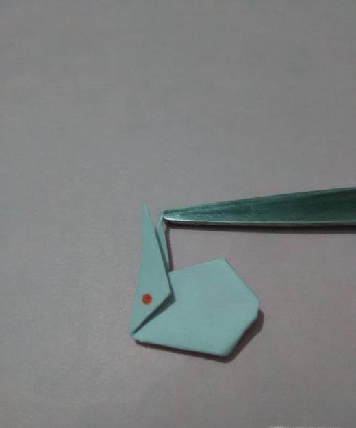 折纸教程  怎样折一只小兔子