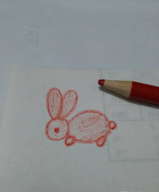 教宝宝画画 怎么画小兔子
