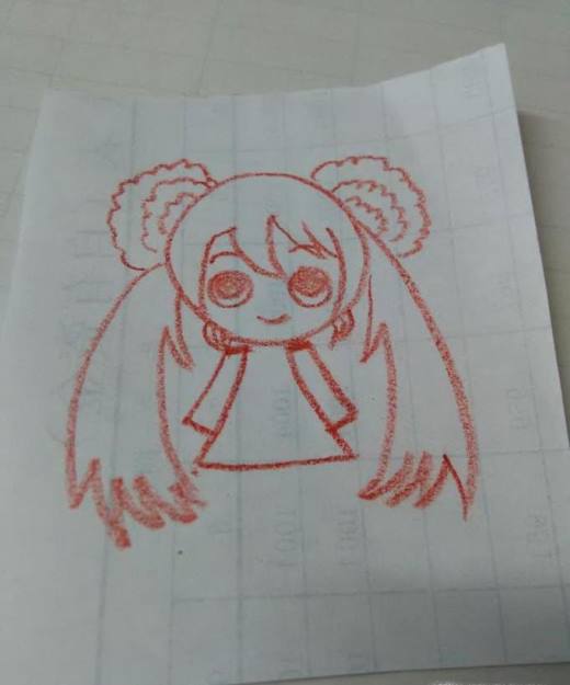q版的樱初音怎么画