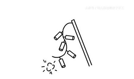 鞭炮简笔画