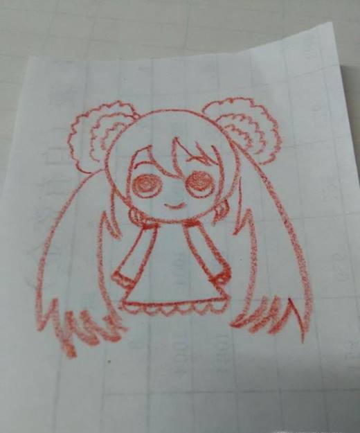 q版的樱初音怎么画