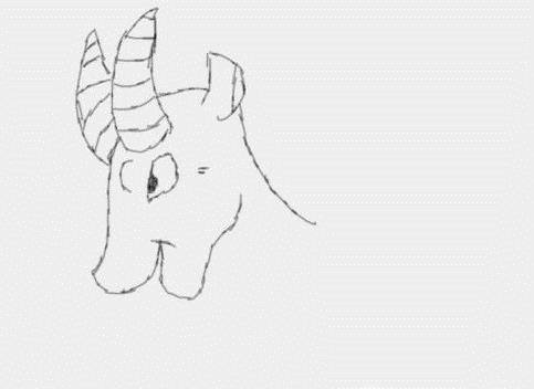 儿童简笔画：山羊