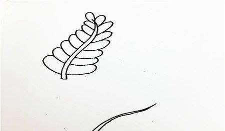 树叶简笔画
