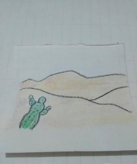 简笔画沙漠的画法
