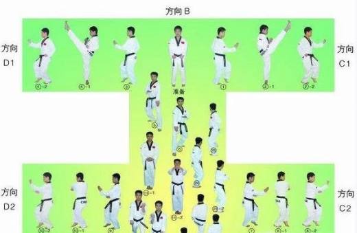 太极一章至八章的分解动作