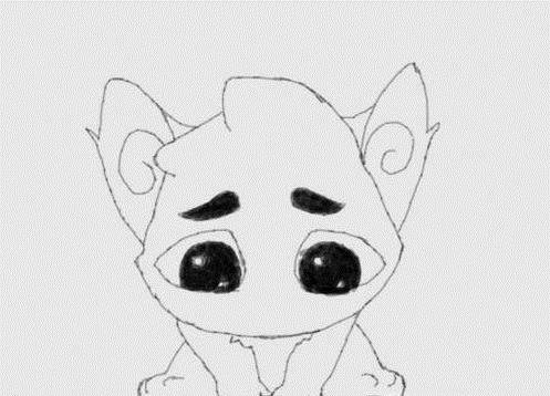 京剧猫白糖小时候怎么画