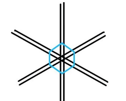 雪花简笔画