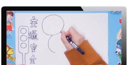 幼儿手工制作安全宣传海报