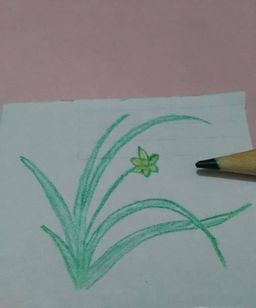怎样简单画兰花