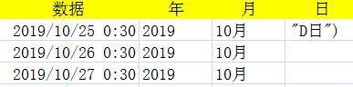 excel表格中怎样提取年份、提取月日、提取时间?