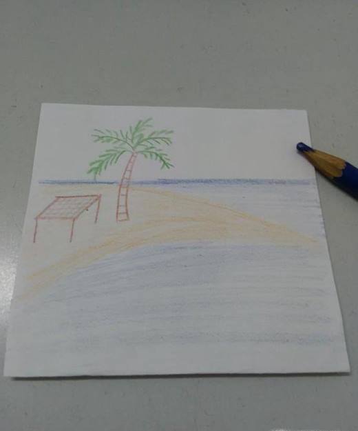 涂鸦系列之怎样画美丽海滩