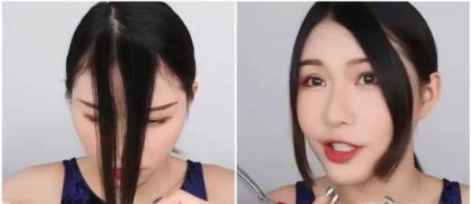 八字刘海怎么剪