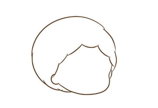 小女孩简笔画