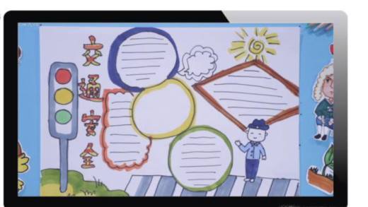 幼儿手工制作安全宣传海报