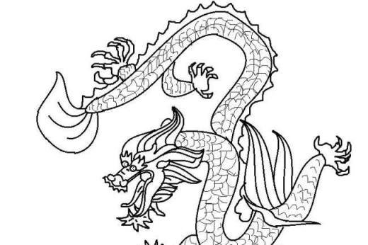 中国龙画法的步骤图 画龙的步骤图解