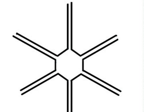 雪花简笔画