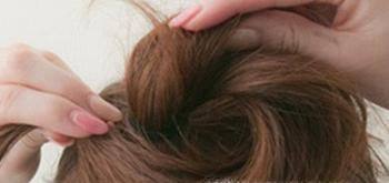 丸子头的盘发方法