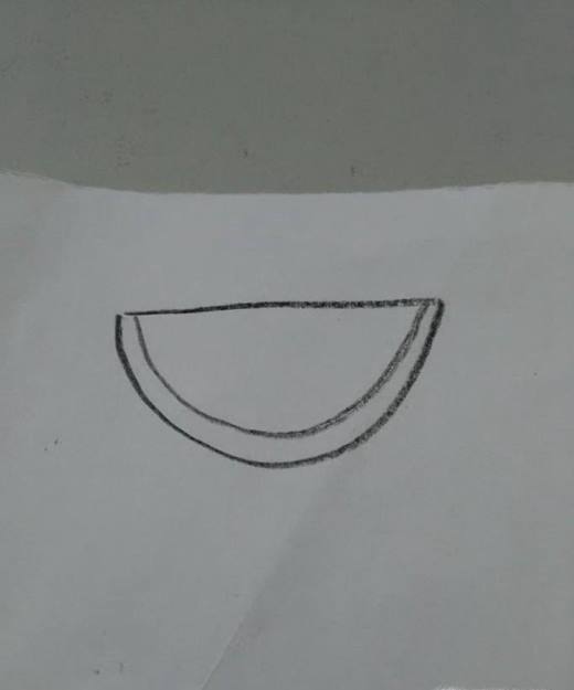简笔画之如何画西瓜