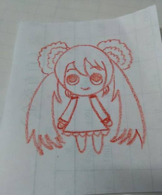 q版的樱初音怎么画