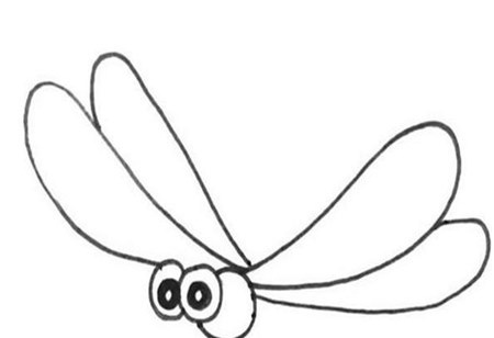 蜻蜓简笔画