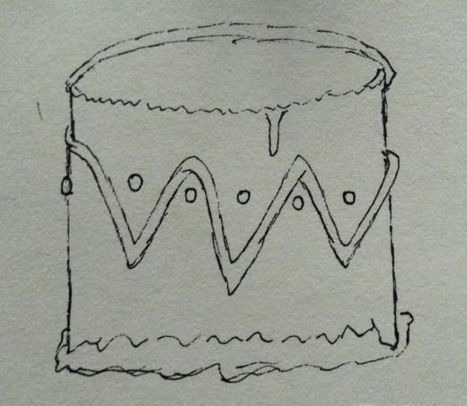 简笔画蛋糕怎么画