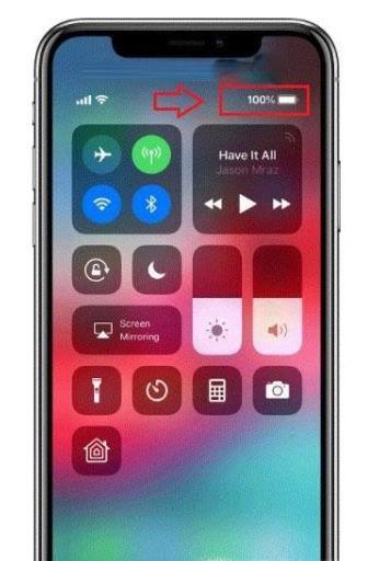 iOS11怎么显示电池电量百分比？