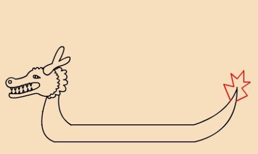 龙舟简笔画