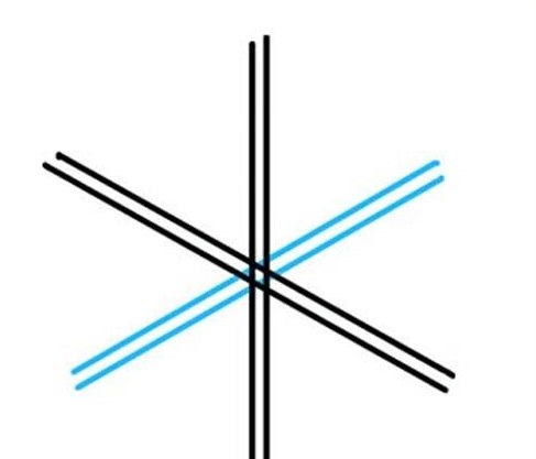 雪花简笔画