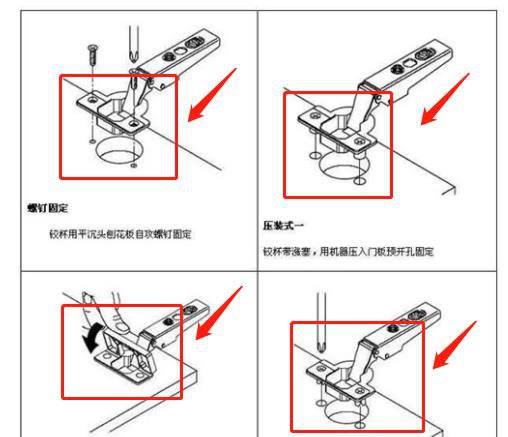 怎么安装柜门铰链