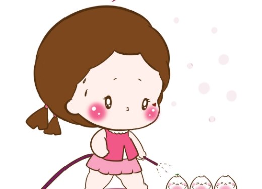 小女孩简笔画