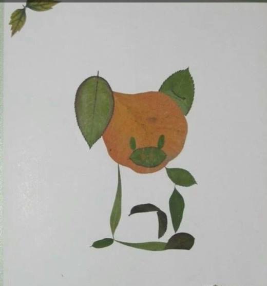 幼儿手工美术漂亮的叶子画