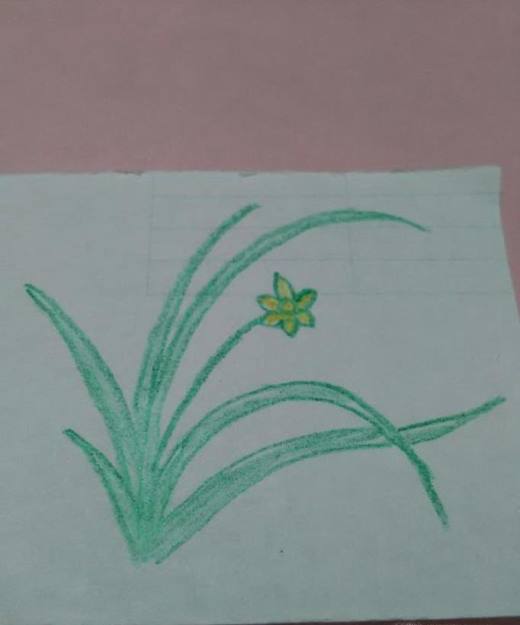 怎样简单画兰花