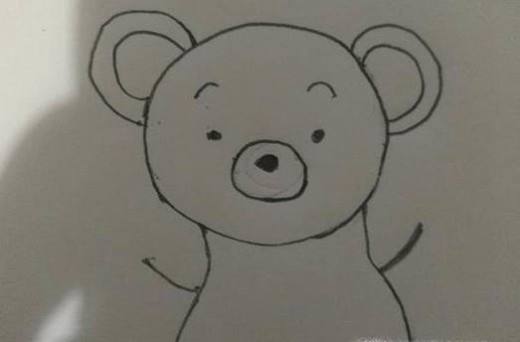 可爱的小熊简笔画