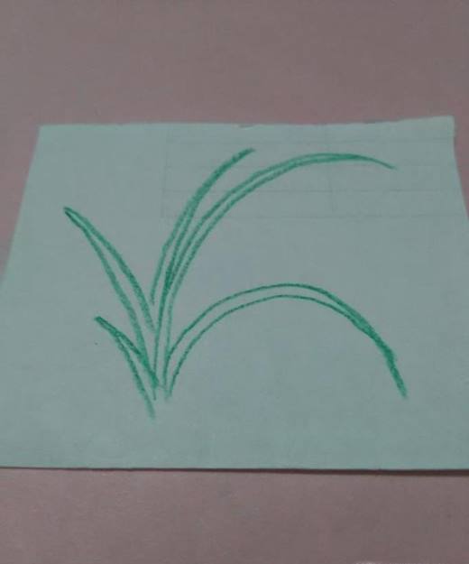 怎样简单画兰花