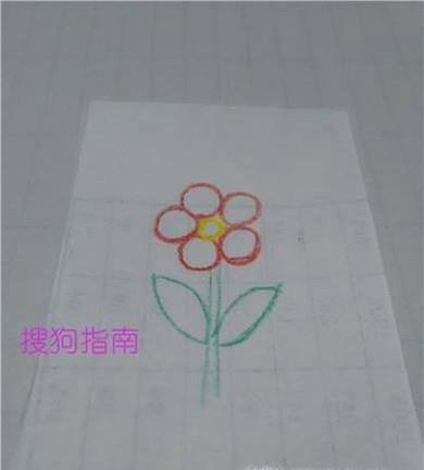 如何画小花花简笔画